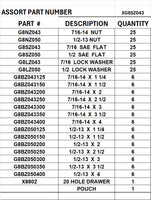 XG8SZ043 GRADE 8 COARSE 7/16 TO 1/2