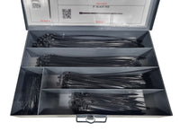 XTBC08019 CABLE TIE ASSORTMENT BLACK