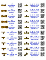 DIY 1" X 4" LABELS TRUCK  BRASS (LABELS ONLY)