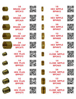 DIY 1" X 4" LABELS TRUCK  BRASS (LABELS ONLY)