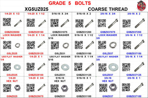 GRADE 5 COARSE THREAD BOLT KITS