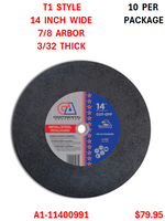 14"  X  3/32  X  7/8  CHOPSAW  BLADE (10PACK)
