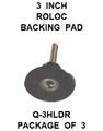 3  INCH  ROLOC  ARBOR (3PACK)