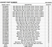 XEA12124075  APTIV  METRI  PACK  PINS AND SEALS ASSORTMENT
