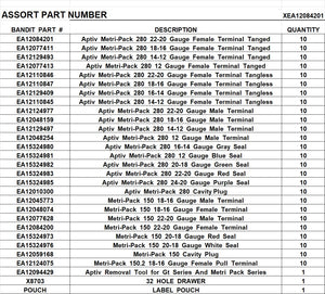 XEA12124075  APTIV  METRI  PACK  PINS AND SEALS ASSORTMENT