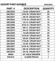 DRAWER GRADE C STOVER LOCK NUTS COARSE AND FINE
