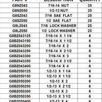 DRAWER GRADE 8 COARSE 7/16 TO 1/2