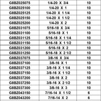 BOLT BIN GRADE 8 COARSE   1/4 TO 3/4 MASTER FARMER ASSORT