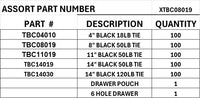 BLACK CABLE TIE ASSORTMENT
