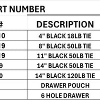 BLACK CABLE TIE ASSORTMENT