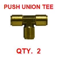 BDUT37  3/8  D.O.T.  UNION  TEE (2 PACK)