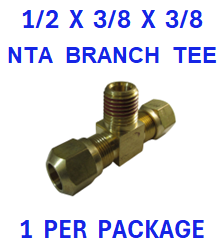 BNBT503737  1/2 X 3/8 X 3/8  NTA  MALE  BRANCH  TEE