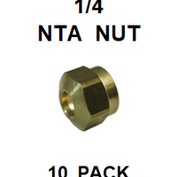 BNNU25  1/4  NTA  NUT  (10 PACK)