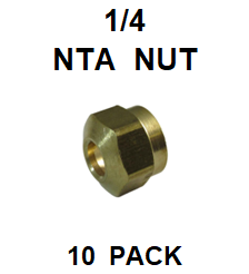 BNNU25  1/4  NTA  NUT  (10 PACK)