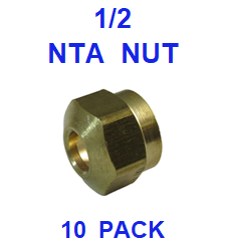 BNNU50  1/2  NTA  NUT  (10 PACK)