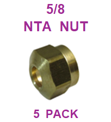 BNNU62  5/8  NTA  NUT  (5 PACK)