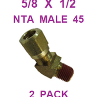 BNM46250  5/8  X  1/2  NTA  MALE  45  DEGREE  CONNECTORS (2 PACK)