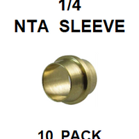 BNSE25  1/4  NTA  SLEEVE  (10 PACK)