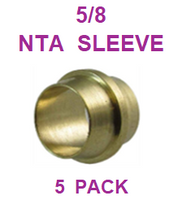 BNSE62  5/8  NTA  SLEEVE  (5 PACK)
