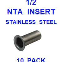 BNSS50  1/2  NTA  SS  INSERT  (10 PACK)