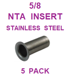 BNSS75  5/8  NTA  SS  INSERT  (5 PACK)