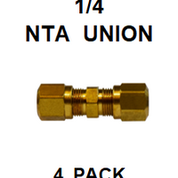 BNUN25  1/4  NTA  UNION   (4 PACK)