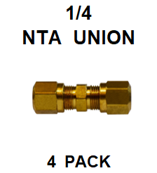 BNUN25  1/4  NTA  UNION   (4 PACK)