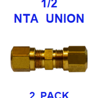 BNUN50  1/2  NTA  UNION   (2 PACK)