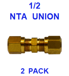 BNUN50  1/2  NTA  UNION   (2 PACK)