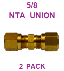 BNUN62    5/8  NTA  UNION   (2 PACK)