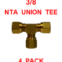 BNUT37  3/8  NTA  UNION  TEE  (4 PACK)