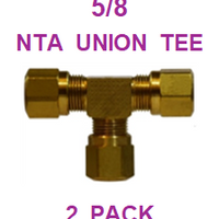 BNUT62  5/8  NTA  UNION  TEE  (2 PACK)