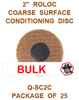 2  INCH  WOVEN  ROLOC  BROWN  COARSE (25PACK)
