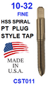 CST010  10-32  HSS  SPIRAL  POINT  PLUG  TAP