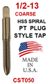CST050  1/2-13  HSS  SPIRAL  POINT  PLUG  TAP