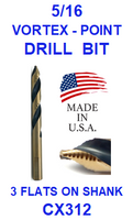 CX312  5/16  VORTEX  POINT  DRILL BIT
