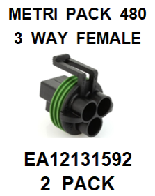EA12131592  APTIV  METRI-PACK  480   3  WAY  FEMALE  BODY  (2 PACK)