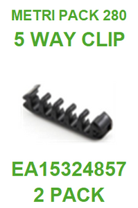 EA15324857  METRI  PACK  280  5  WAY  LOCK  CLIP  BLACK  (2 PACK)