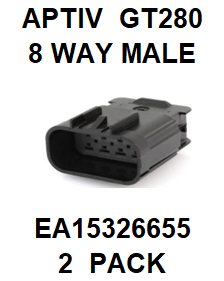 EA15326655 APTIV  GT280  SERIES  8  WAY  MALE  BODY (2 PACK)