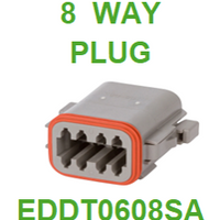 EDDT0408SA  AMPHENOL  SINE  AT  8 WAY PLUG (2 PACK)