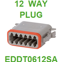 EDDT0412SA  AMPHENOL  SINE  AT  12 WAY PLUG (2 PACK)