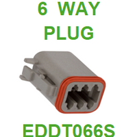EDDT066S AMPHENOL  SINE  AT  6 WAY PLUG (2 PACK)
