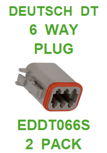 EDDT066S AMPHENOL  SINE  AT  6 WAY PLUG (2 PACK)