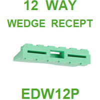EDW12P AMPHENOL  SINE  AT  12 WAY  WEDGE  RECEIPT (2 PACK)
