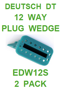 EDW12S AMPHENOL  SINE  AT  12 WAY PLUG WEDGE (2 PACK)
