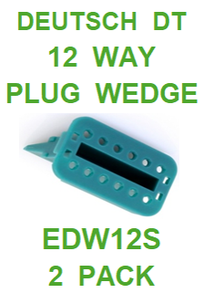 EDW12S AMPHENOL  SINE  AT  12 WAY PLUG WEDGE (2 PACK)