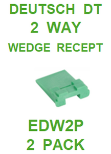 EDW2P AMPHENOL  SINE  AT  2 WAY WEDGE RECEPT (2 PACK)