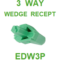 EDW3P AMPHENOL  SINE  AT  3 WAY WEDGE RECEPT (2 PACK)
