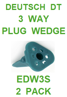 EDW3S AMPHENOL  SINE  AT  3 WAY PLUG WEDGE (2 PACK)