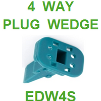 EDW4S AMPHENOL  SINE  AT  4 WAY PLUG WEDGE (2 PACK)